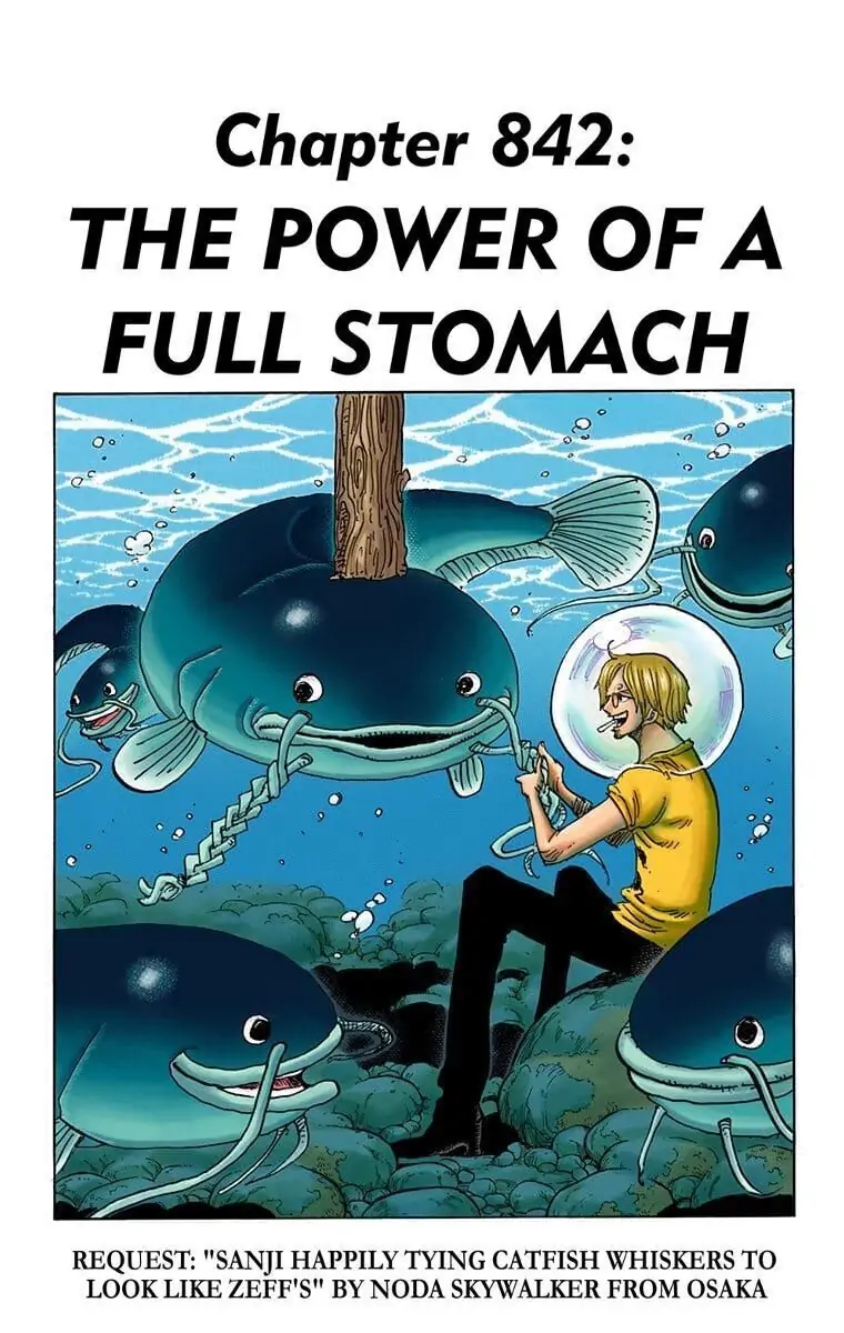 One Piece Digital Colored Chapter 842 image 01